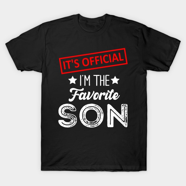 It's official i'm the favorite son T-Shirt by Bourdia Mohemad